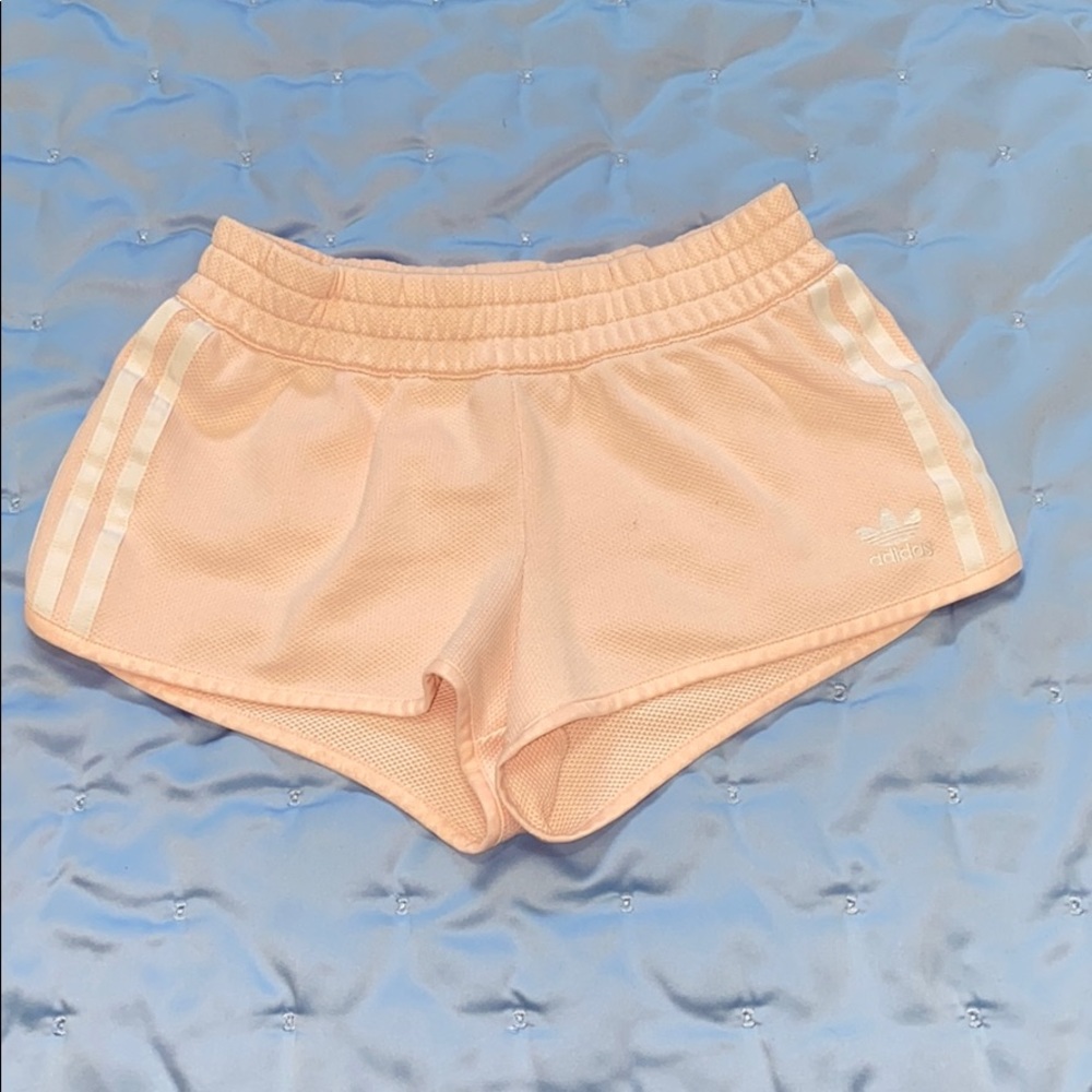 Baby Pink Adidas Running Athletic Shorts